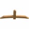 Ekena Millwork Bellingham Rough Sawn Timber Gable Bracket, Western Red Cedar, 72"W x 27"H x 4"D x 6"F, 9/12 Pitch GBW072X27X0406BEL00RWR - alternate 5